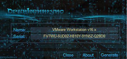 VMware Workstation 虚拟机 注册机 16.x 绿色免费版