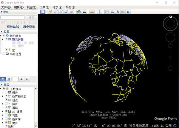谷歌地球 Google Earth Pro 7.3.4.8573 中文免费版
