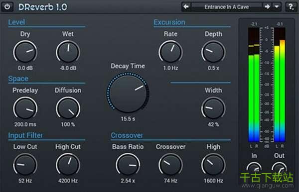 DReverb(音频混响插件) 1.0 官方免费版