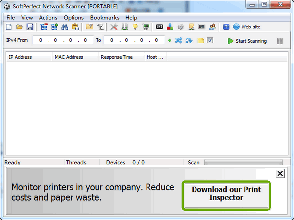 局域网IP扫描工具(SoftPerfect Network Scanner) 8.1.4 官方绿色版 局域网IP扫描工具(SoftPerfect Network Scanner) 8.1.4 官方绿色版