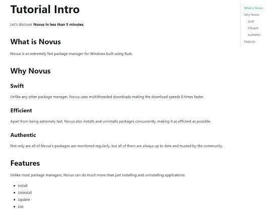 Novus包管理器最新版 1.1.1 官方安装版