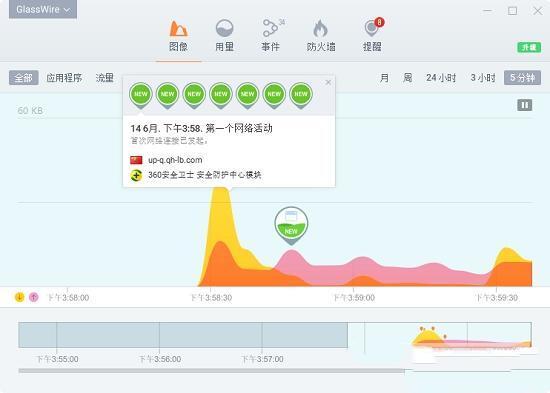 GlassWire(流量防火墙) 3.2.490.0 官方版