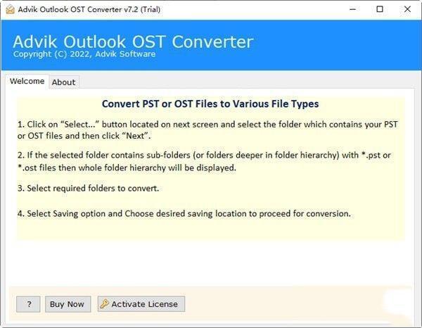 Advik Outlook OST Converter(邮件迁移软件)官方版 7.2最新版