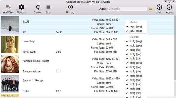 Ondesoft iTunes DRM Media Converter(音频转换工具)最新版 1.5.4免费版