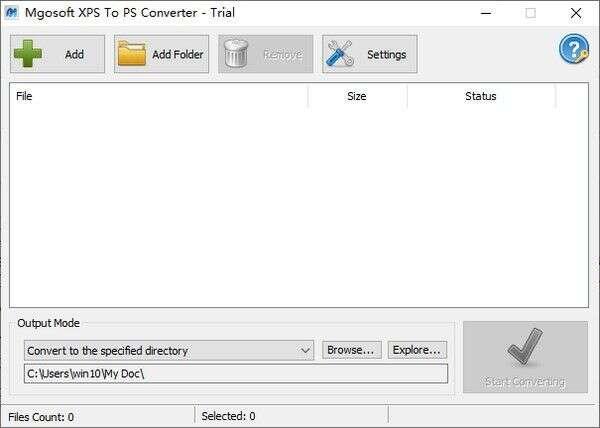 Mgosoft XPS To PS Converter(XPS转PS工具)官方版 7.3.1最新版