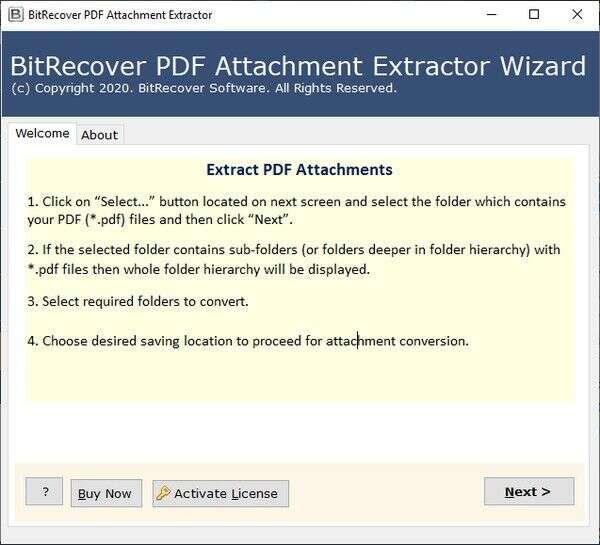 BitRecover PDF Attachment Extractor(PDF附件提取工具)官方版2.2.0.0 最新版