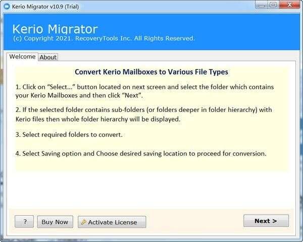 Kerio Migrator(Kerio邮箱迁移工具)最新版 10.9.0官方版