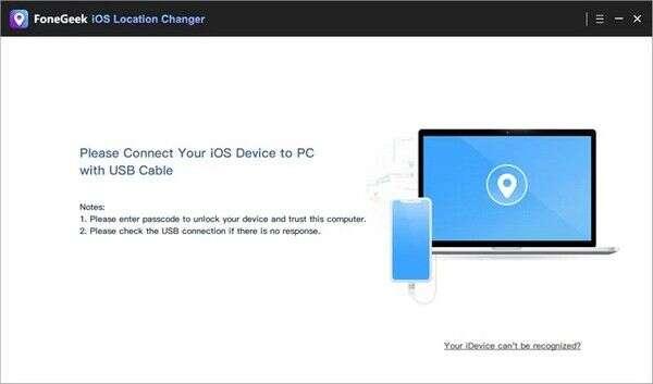 FoneGeek iOS Location Changer(iOS位置转换工具)最新版 1.0.0.1官方版