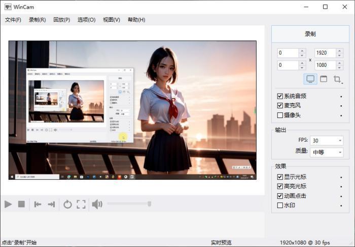 WinCam屏幕录像工具 3.3 x64 中文免费版