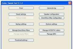 K-Lite Codec Tweak Tool(解码器修复工具)官方版 6.4.9 最新版
